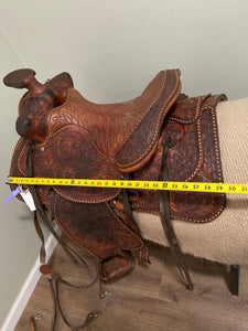 14.5” Western Saddle With Tooling