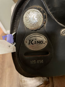 14” King Series Synthetic Western Saddle