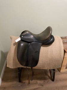 17”  Custom Monoflap Dressage Saddle
