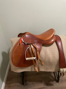 17” Bates AP English Saddle
