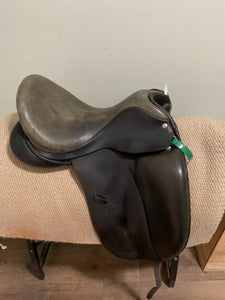 17”  Custom Monoflap Dressage Saddle
