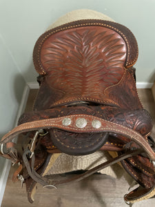 14.5” Western Saddle With Tooling