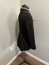 Load image into Gallery viewer, 12 Hayward Teal and Black Hunt Coat