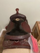 Load image into Gallery viewer, 15” Circle Y Park and Trail  Western Saddle