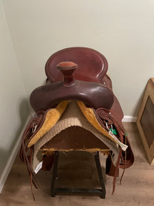 16” Diamond M Western Saddle