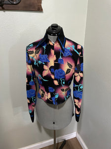Blue Rose Western Show Shirt