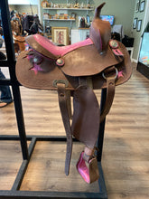 Load image into Gallery viewer, 12” western kids saddle