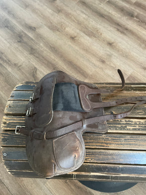 M Brown Leather Jump Boots