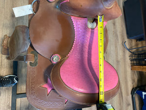 12” western kids saddle