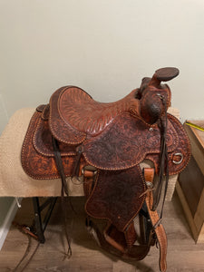 14.5” Western Saddle With Tooling