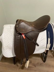 17.5”  Brown Courbette Dressage Saddle