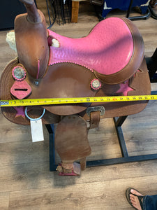 12” western kids saddle