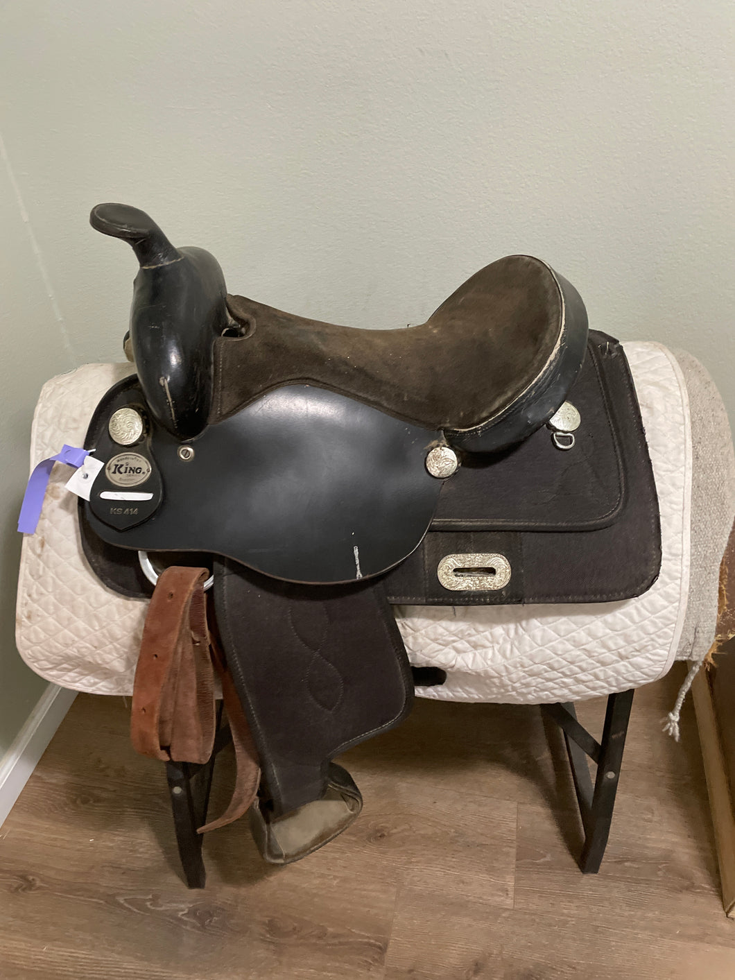 14” King Series Synthetic Western Saddle