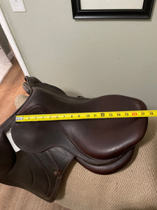 17.5" Antares Connexion Jump Saddle