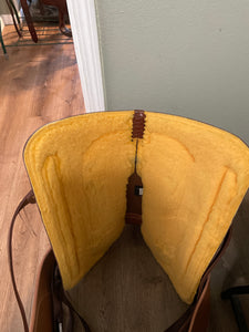 15” Brown Lamicell Synthetic Western Saddle