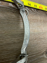 Load image into Gallery viewer, 5” Sliester Copper Mouth Western Bit Low Port with Roller